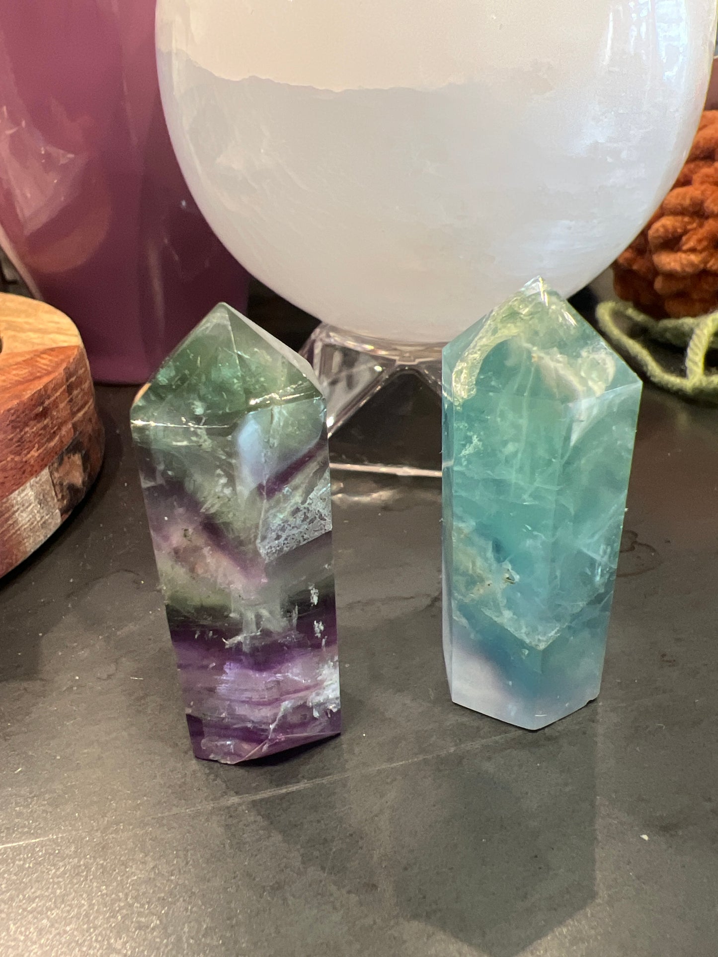 Rainbow Fluorite Tower