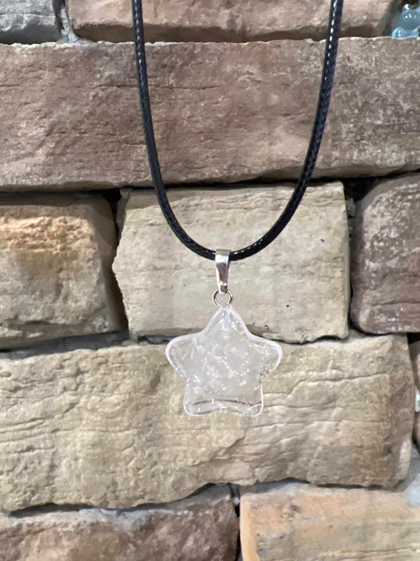 Clear Quartz Star Necklace