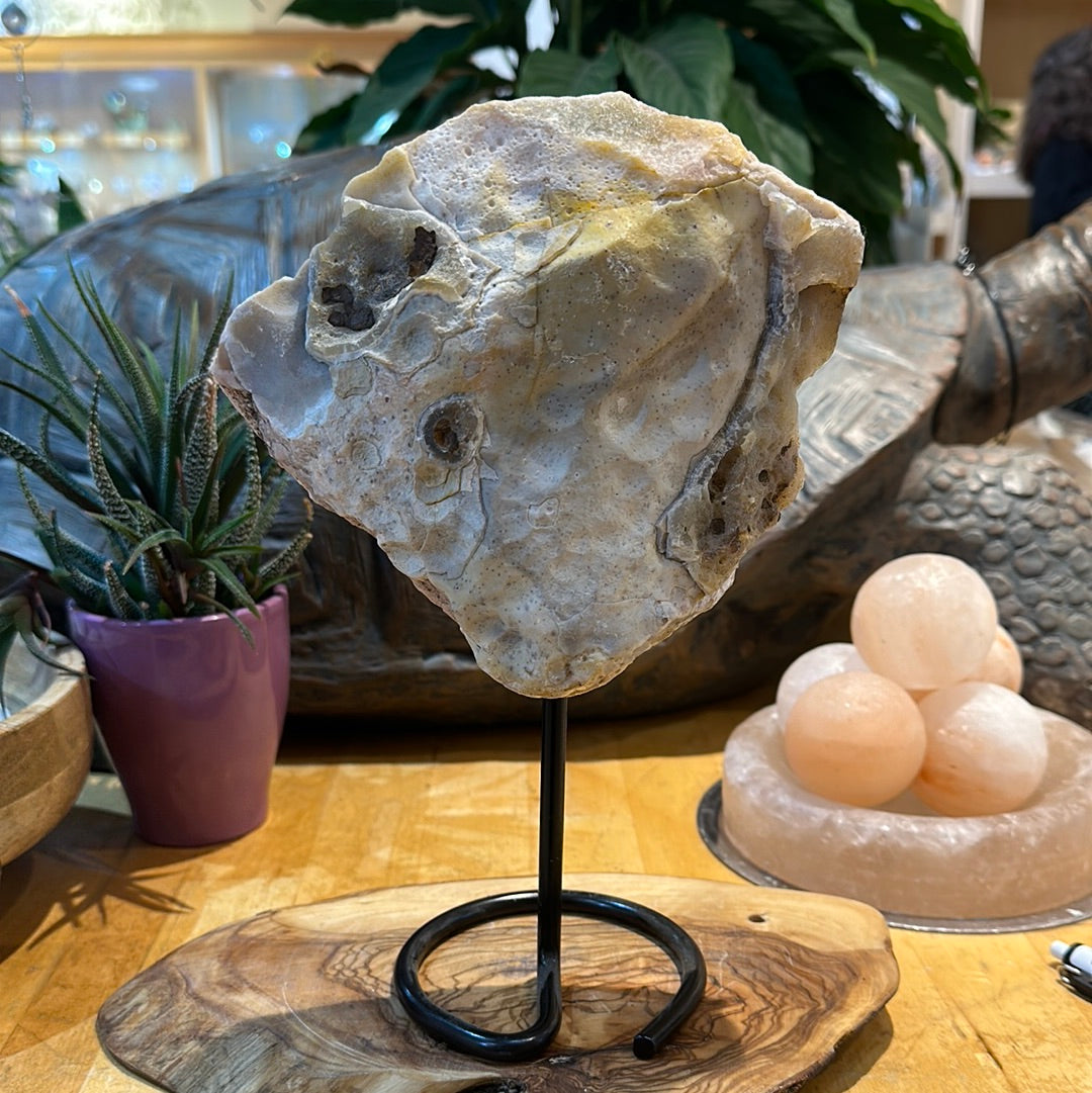 Pink Amethyst on Custom Stand - #27