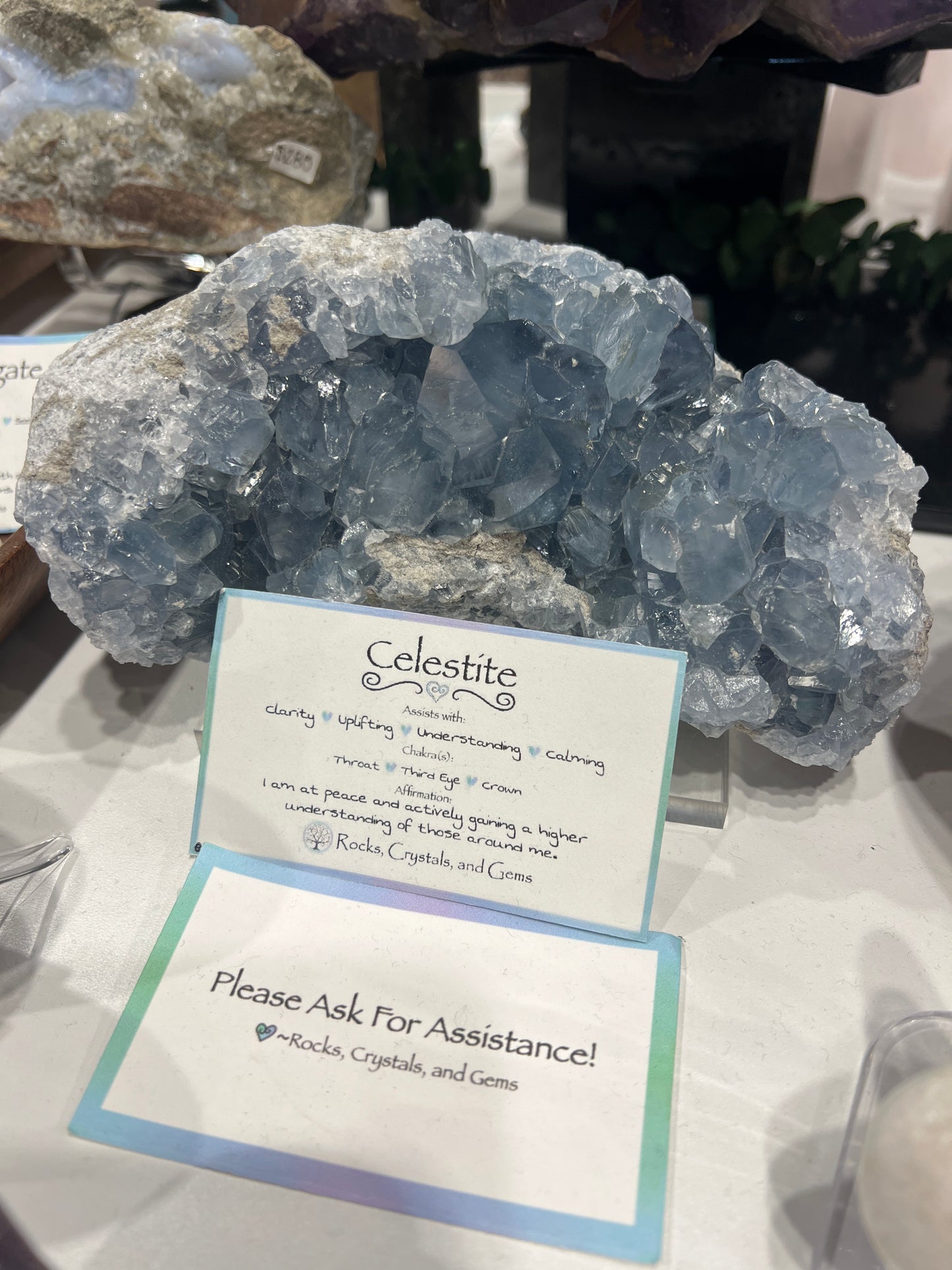 Celestite Cluster