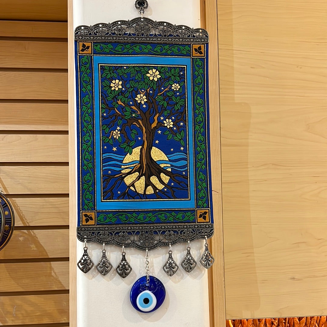 Tree Of Life Evil Eye Wall Hanging