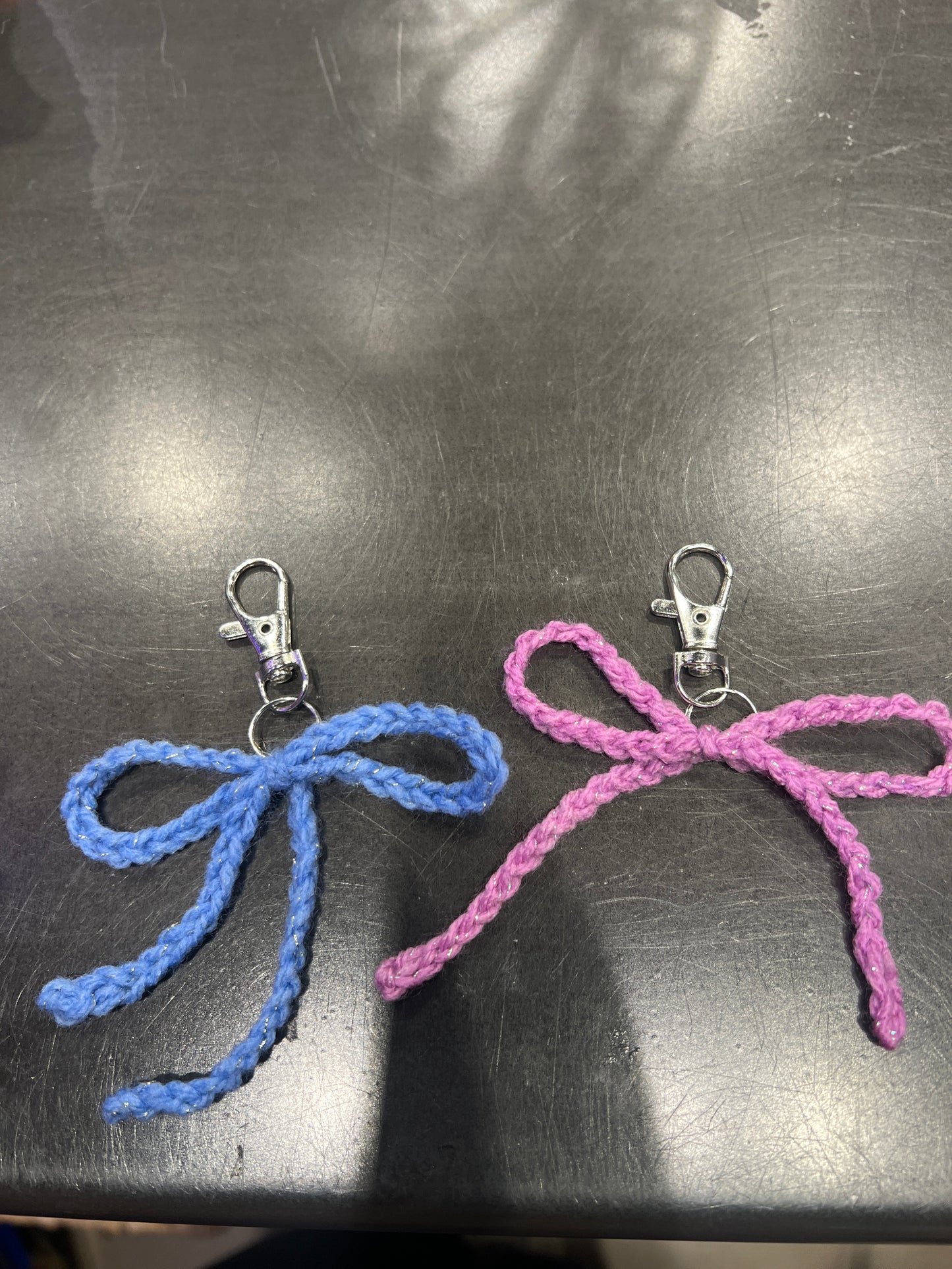 Handmade Coquette Bow Keychain
