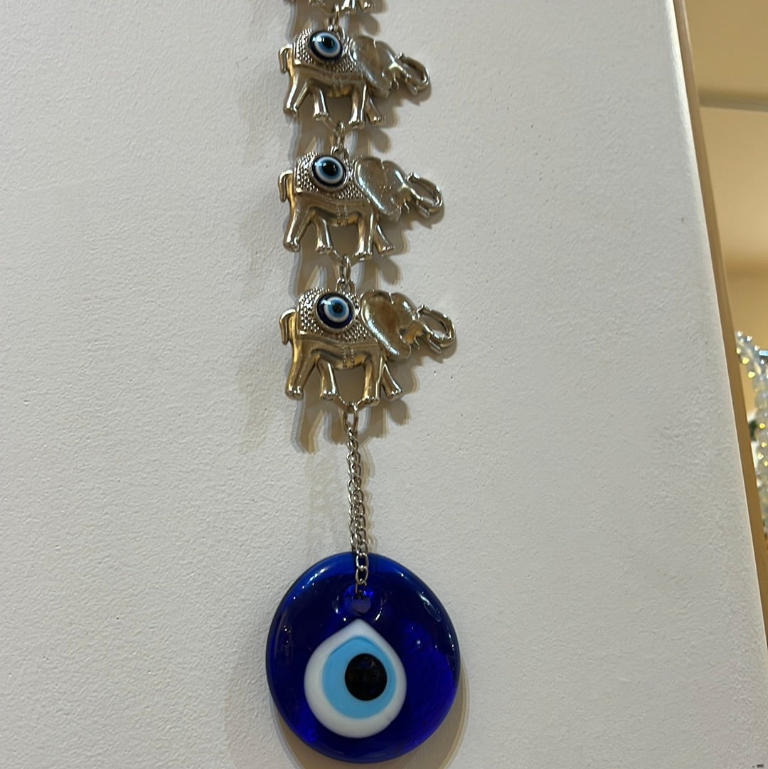 Elephant Evil Eye Wall Hanging