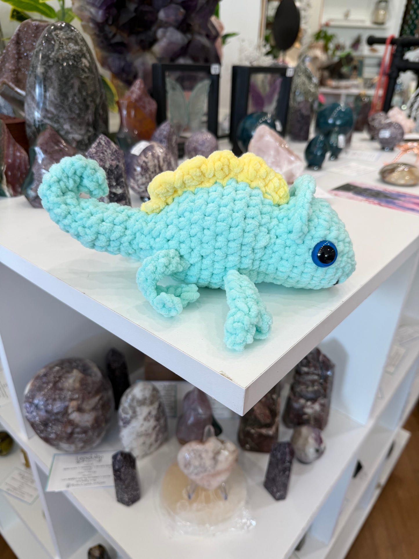 Handmade Crochet Chameleon