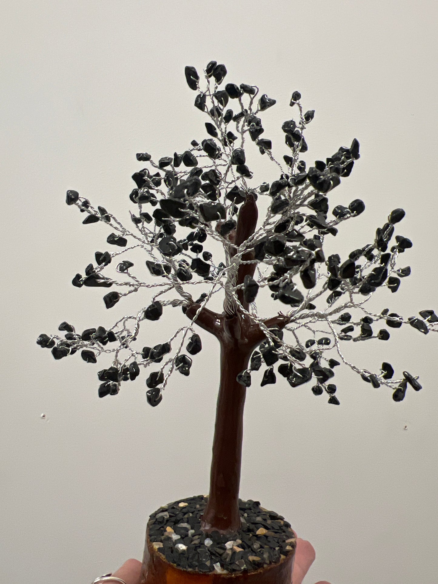 Black Obsidian Gemstone Tree