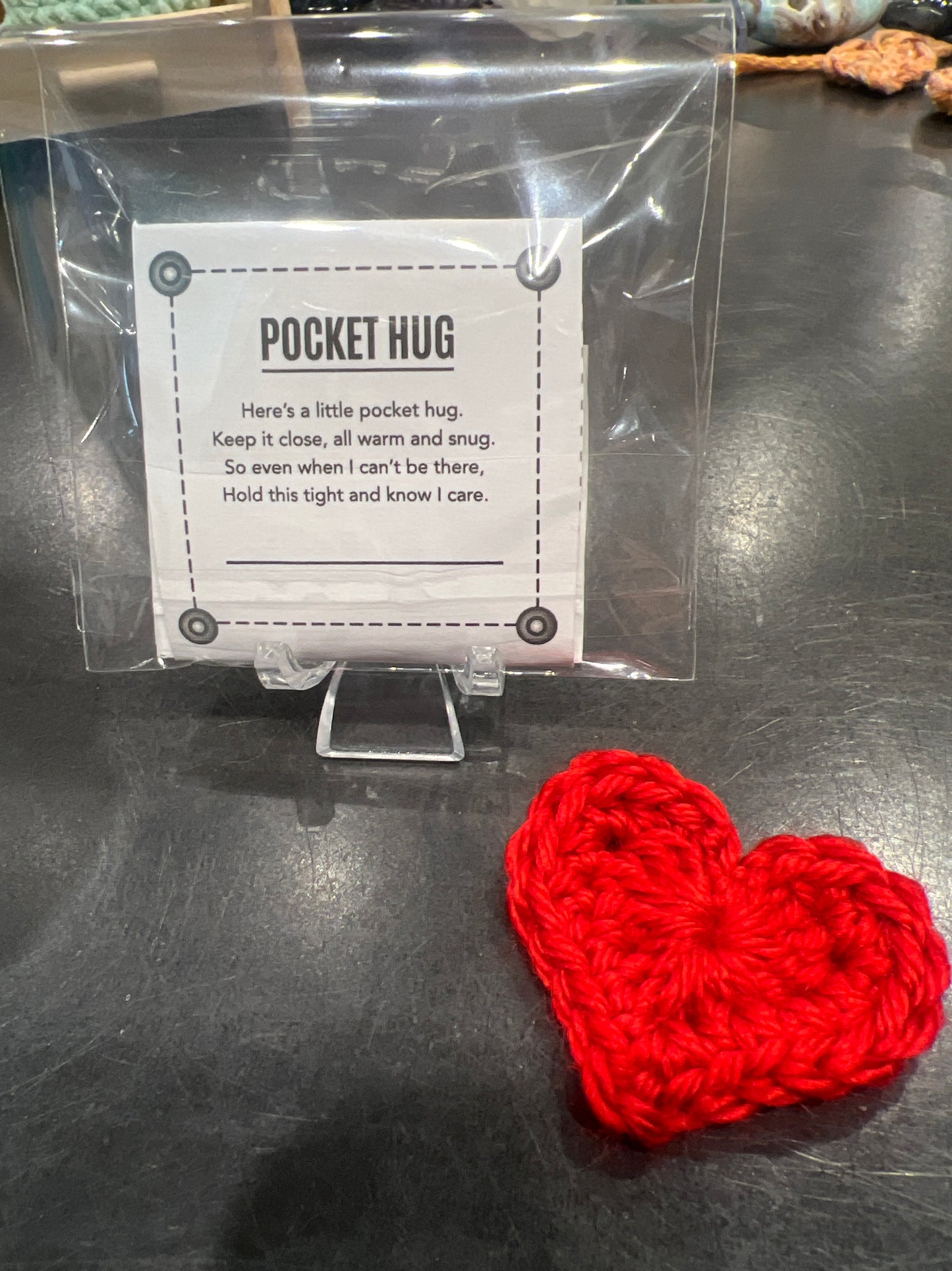 Handmade Crochet Pocket Hug