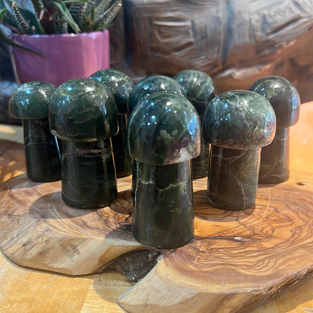 Nephrite Jade Mushroom