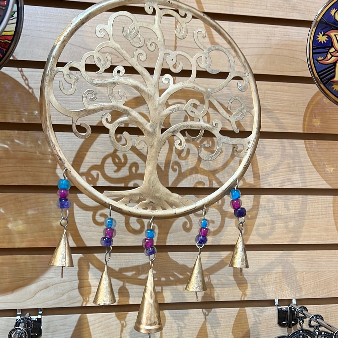Recycled Circle Tree Of Life With Bells