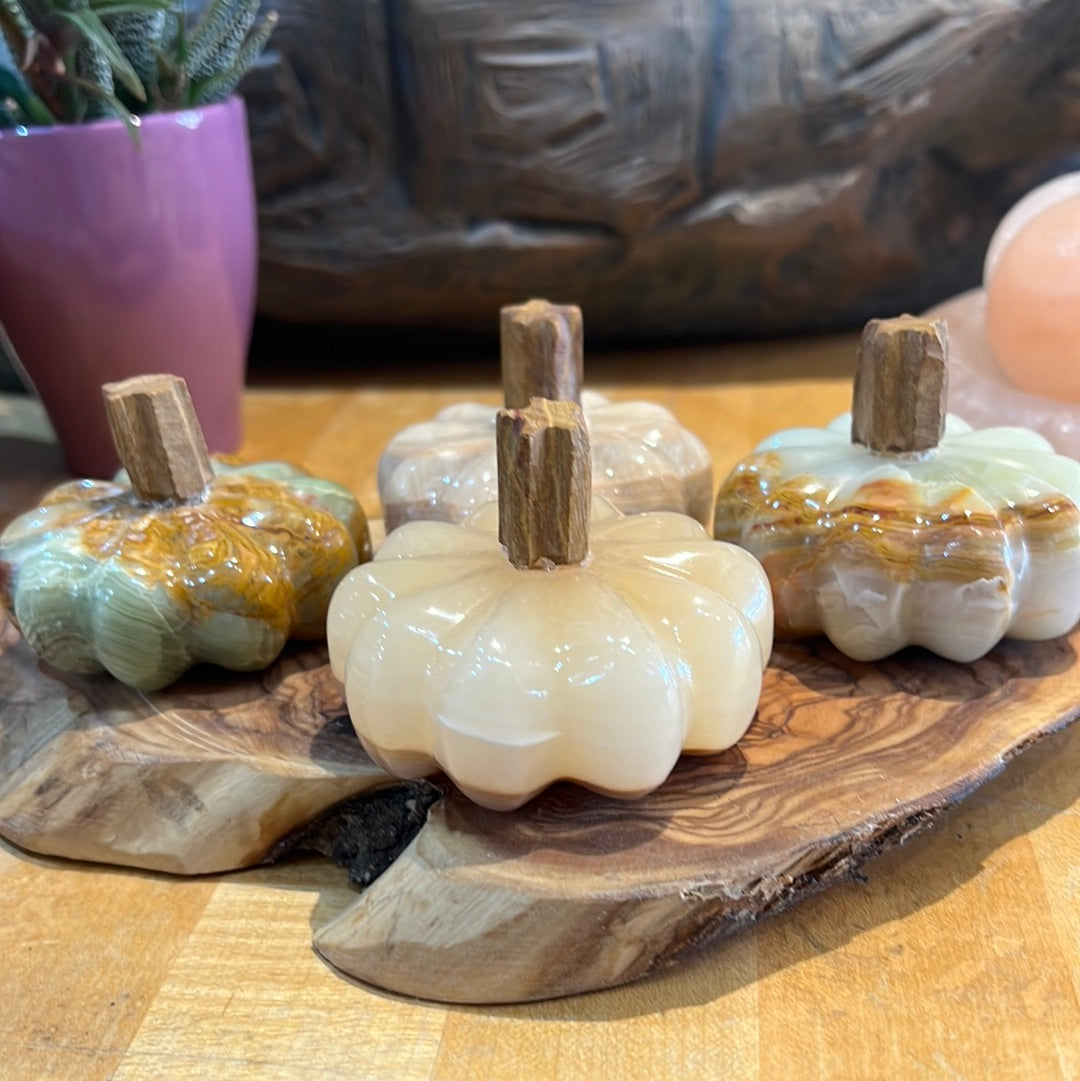 Onyx Pumpkin Carvings From Mexico
