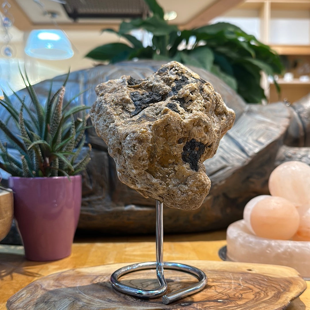 Pink Amethyst on Custom Stand - #46