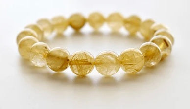 Golden Rutile Quartz Bracelet 8mm