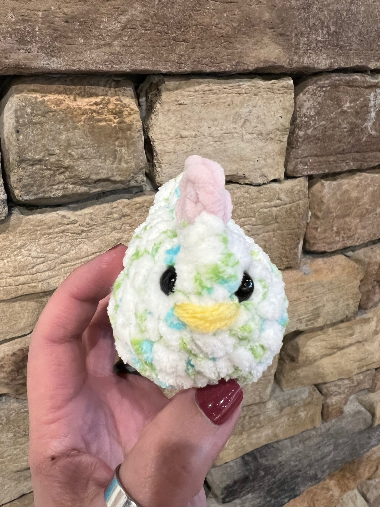Handmade Crochet Mini Chicken