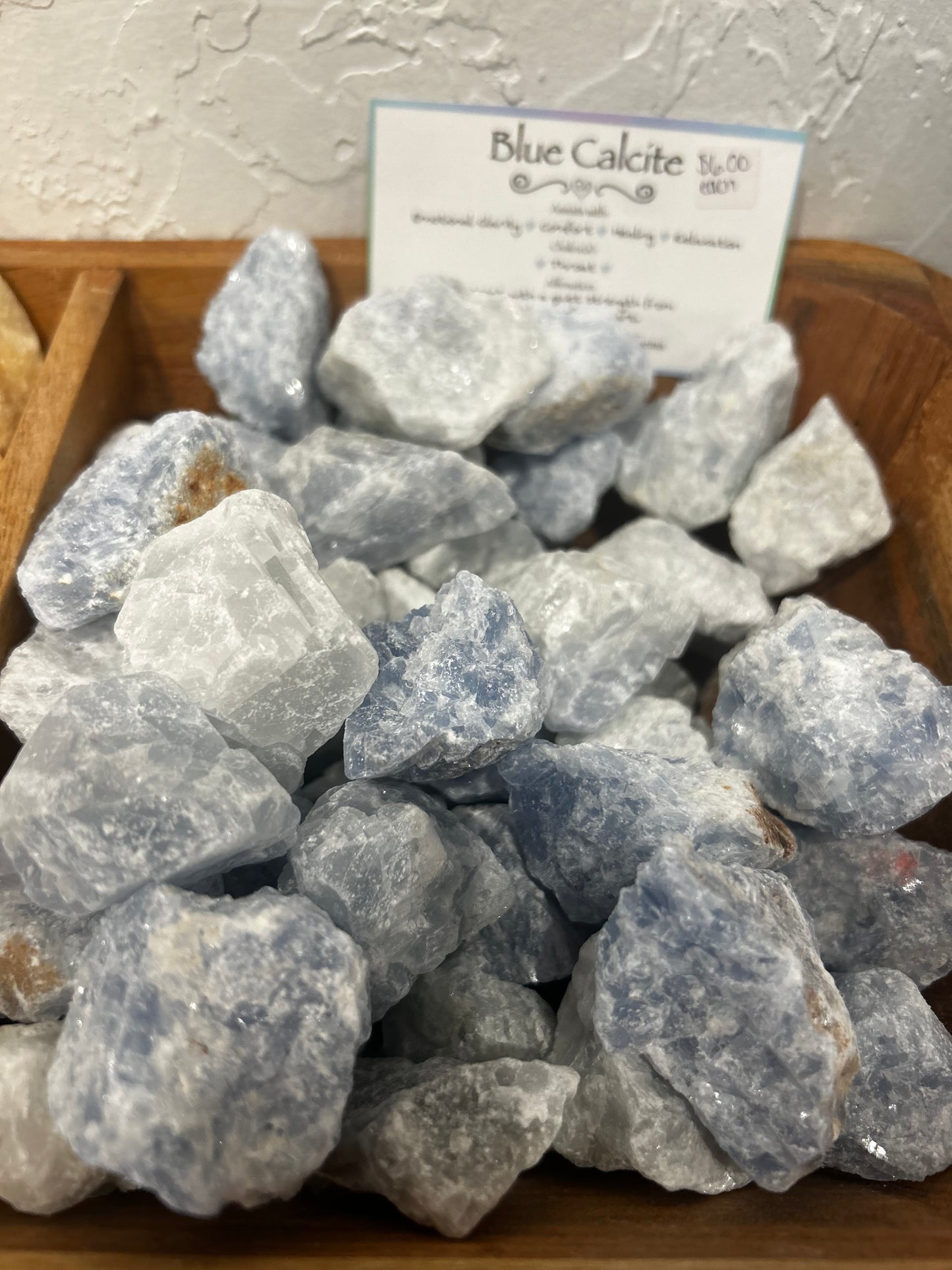 Raw Blue Calcite