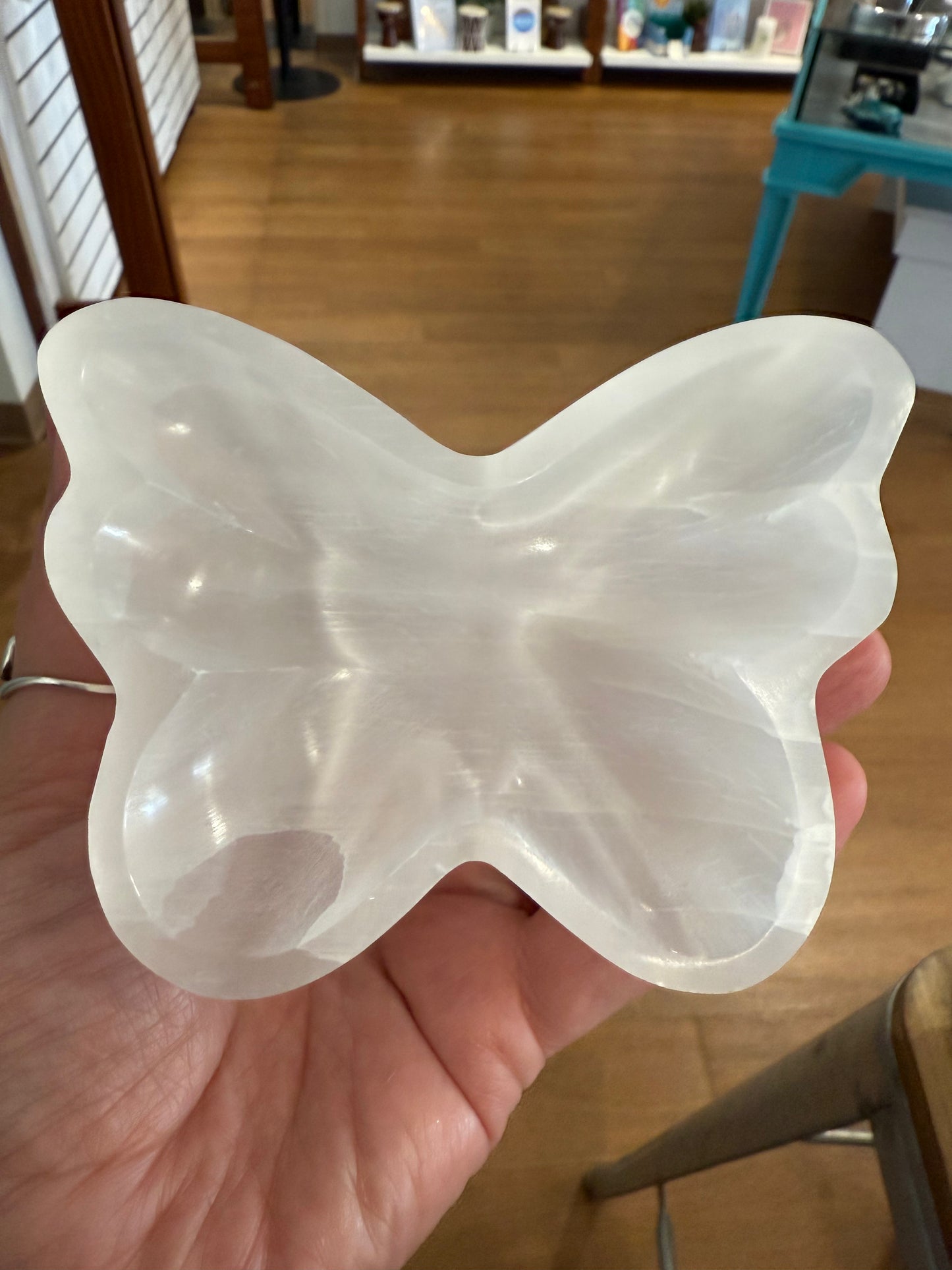 Selenite Butterfly Bowl