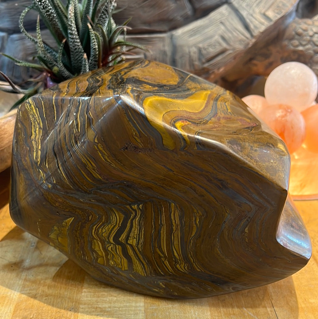Large Tigers Eye Display Piece
