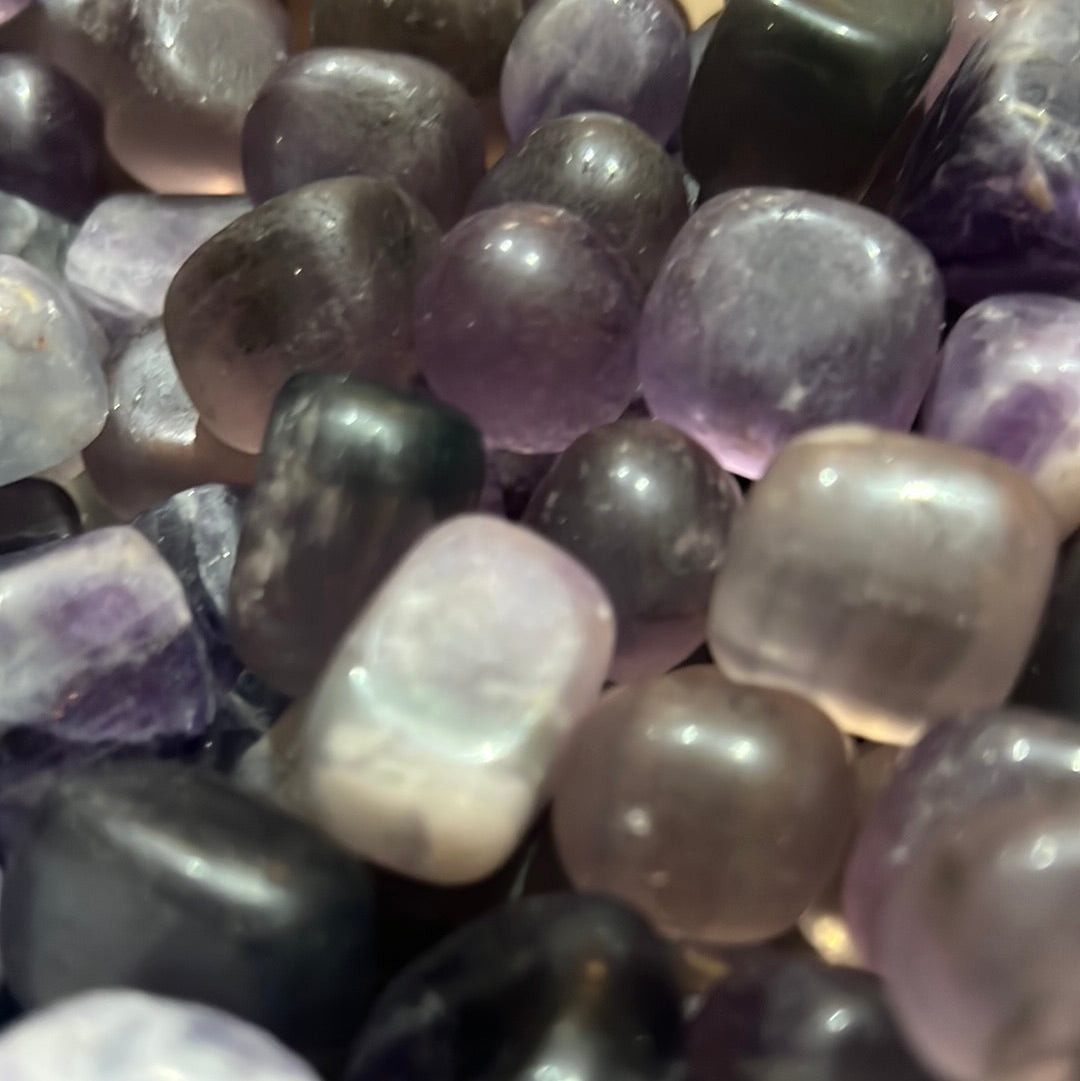 Purple Fluorite Tumble