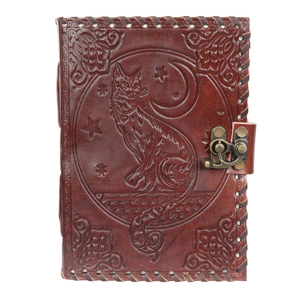 Cat, Moon, and Stars Journal