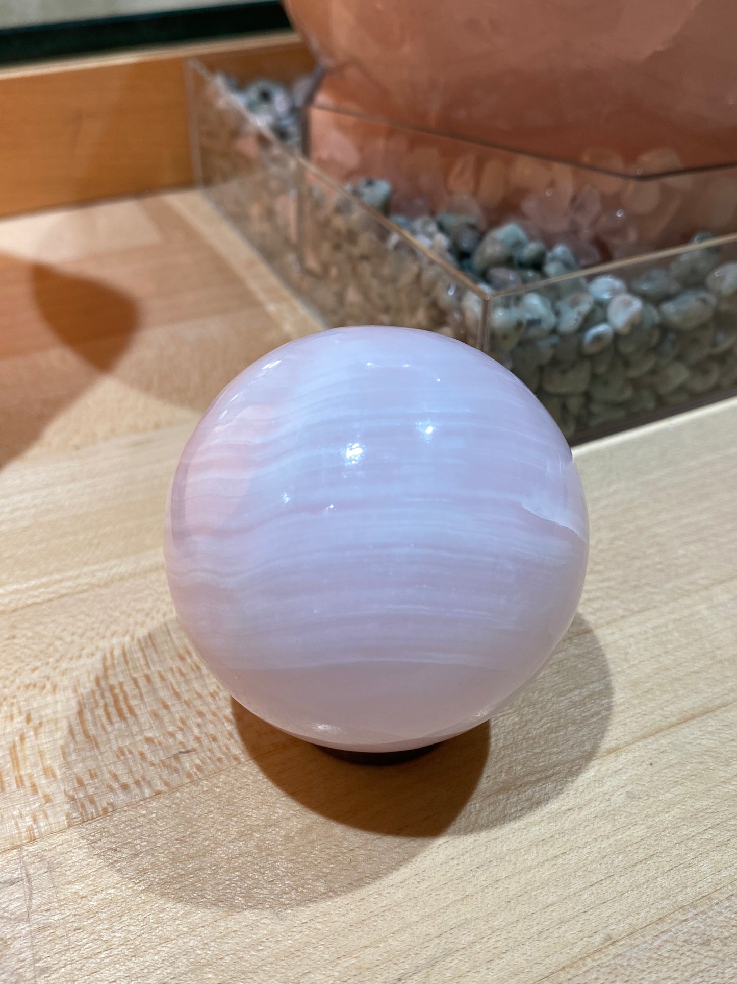 Pink Calcite Sphere