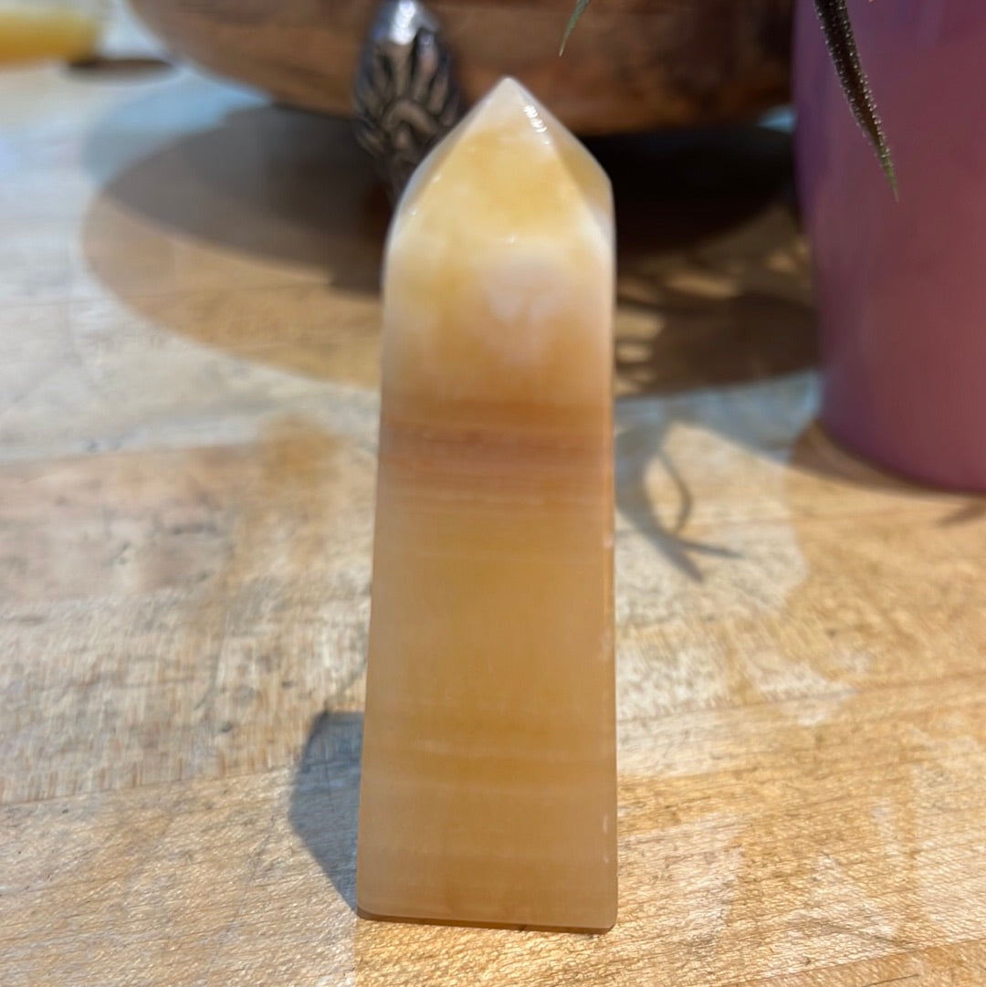 Orange Calcite Tower