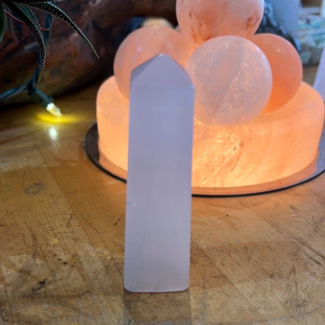 Pink Calcite Tower