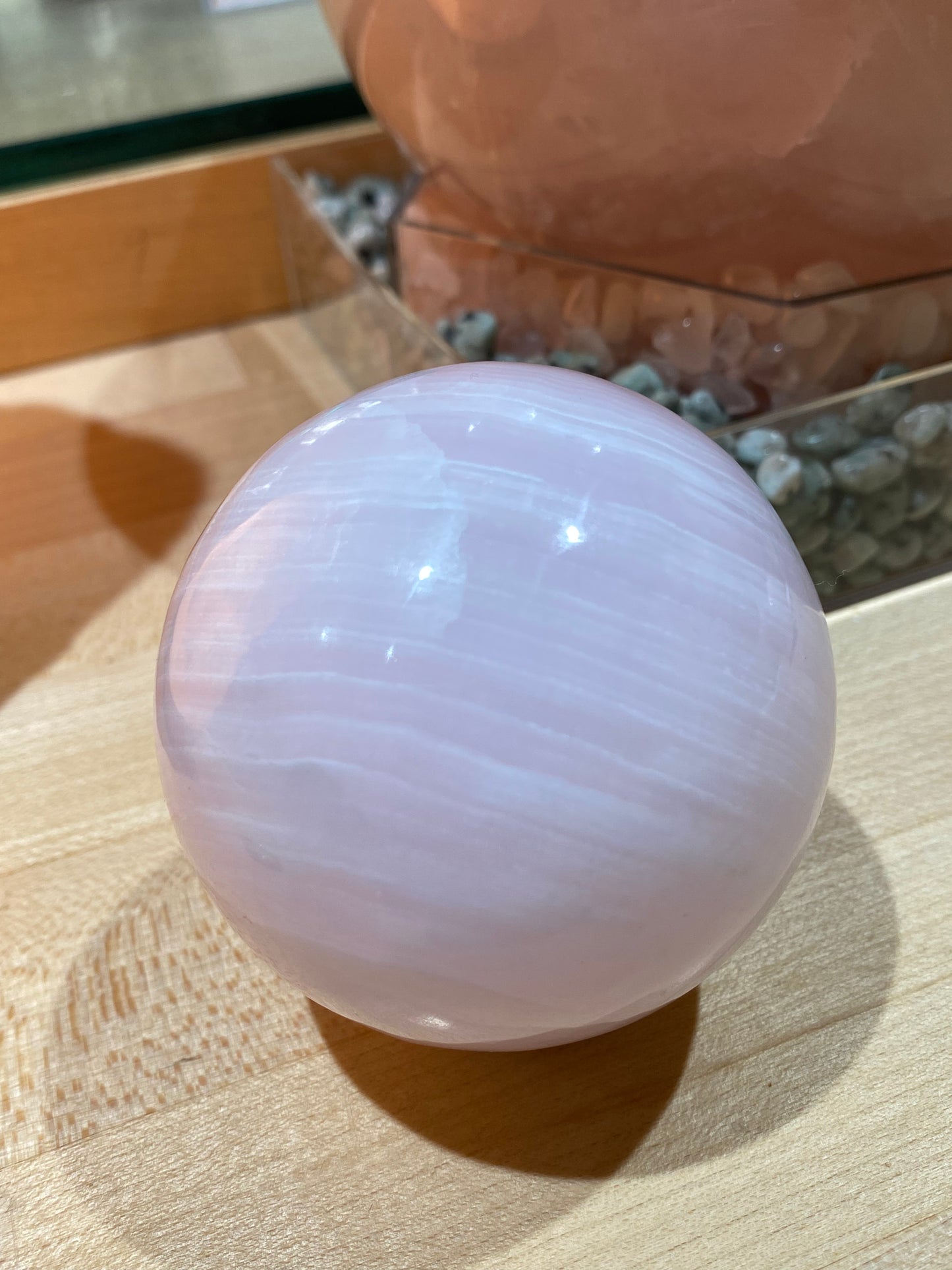 Pink Calcite Sphere