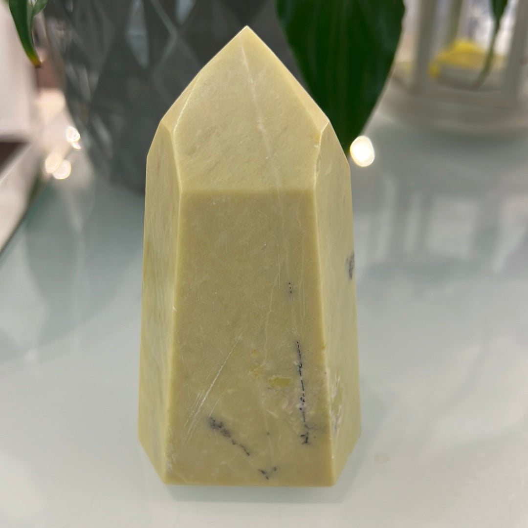 Lemon Dendritic Chalcedony