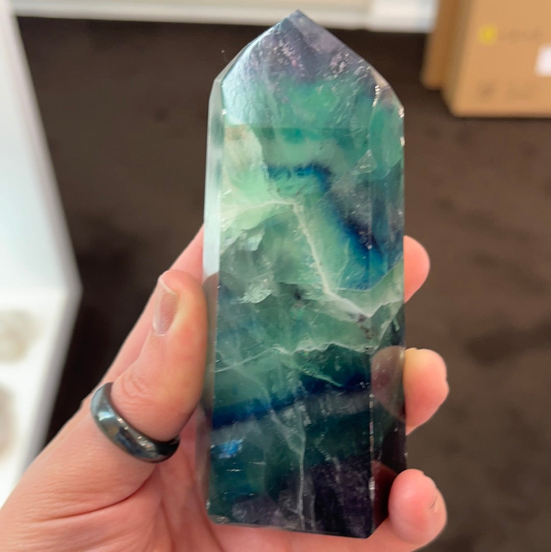 Rainbow Fluorite Tower