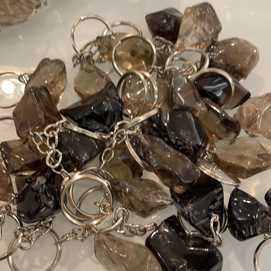 Smoky Quartz Key Chain