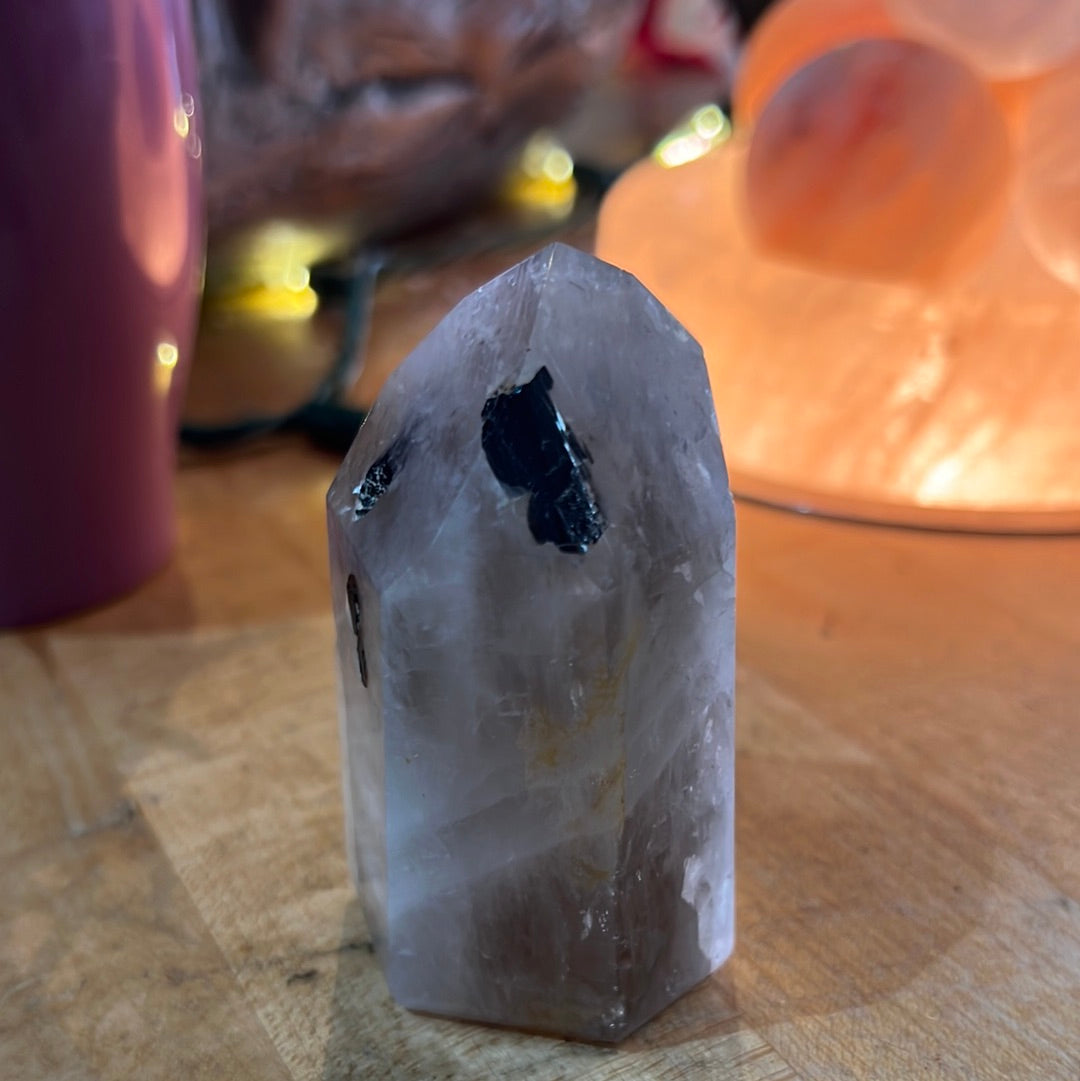 Tourmaline In Quartz Tower