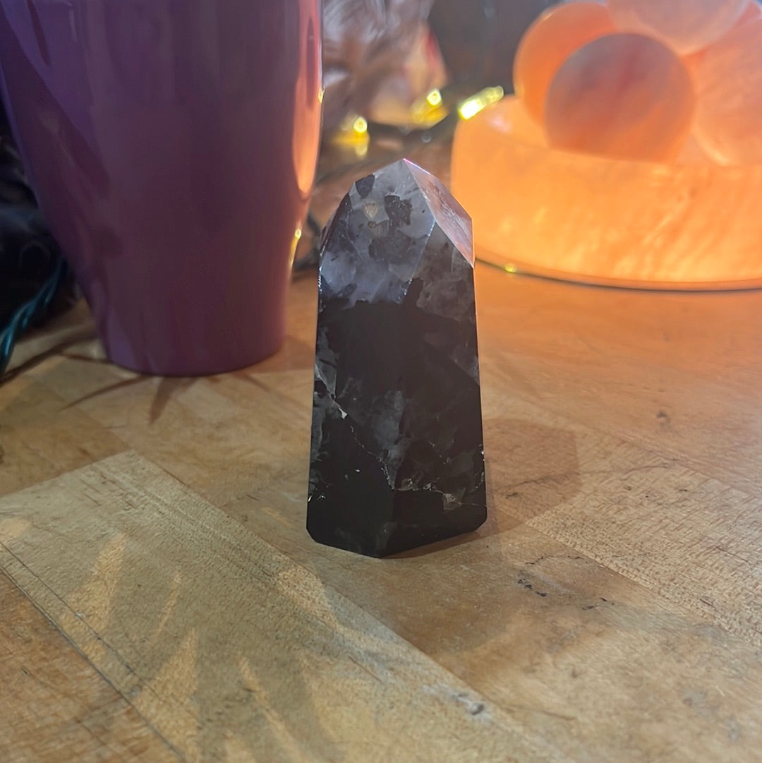 Tourmaline In Quartz Tower