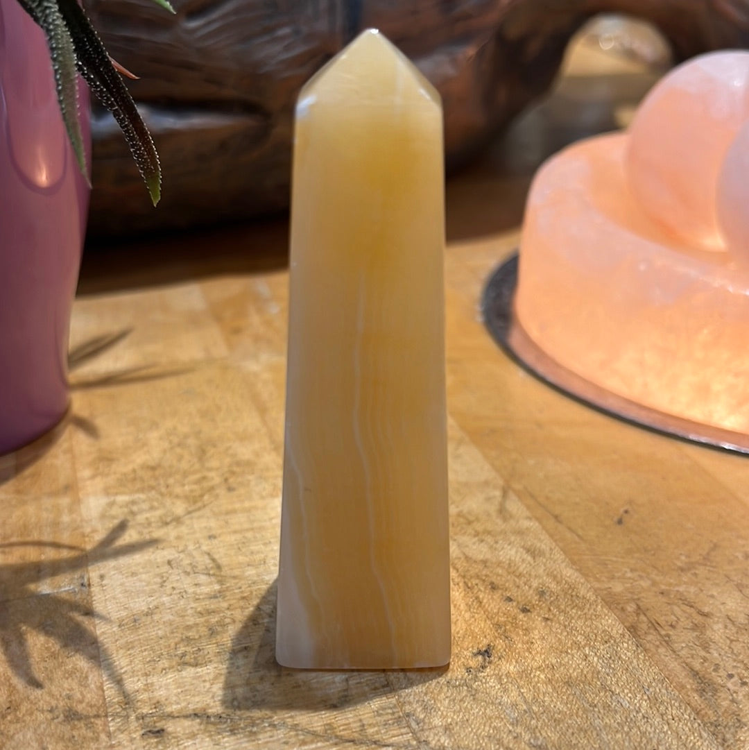 Orange Calcite Tower