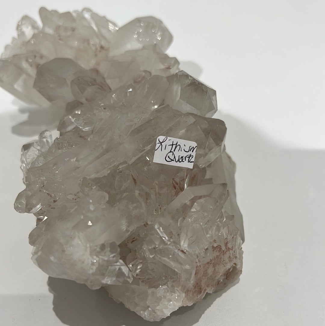 Lithium Quartz Cluster From Brazil