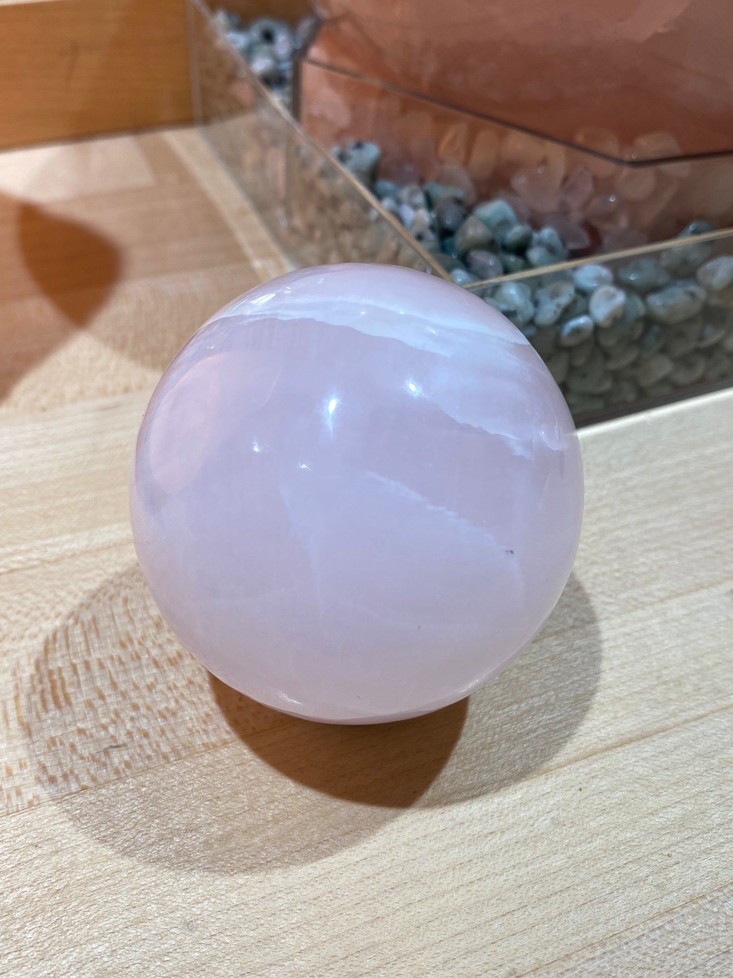 Pink Calcite Sphere