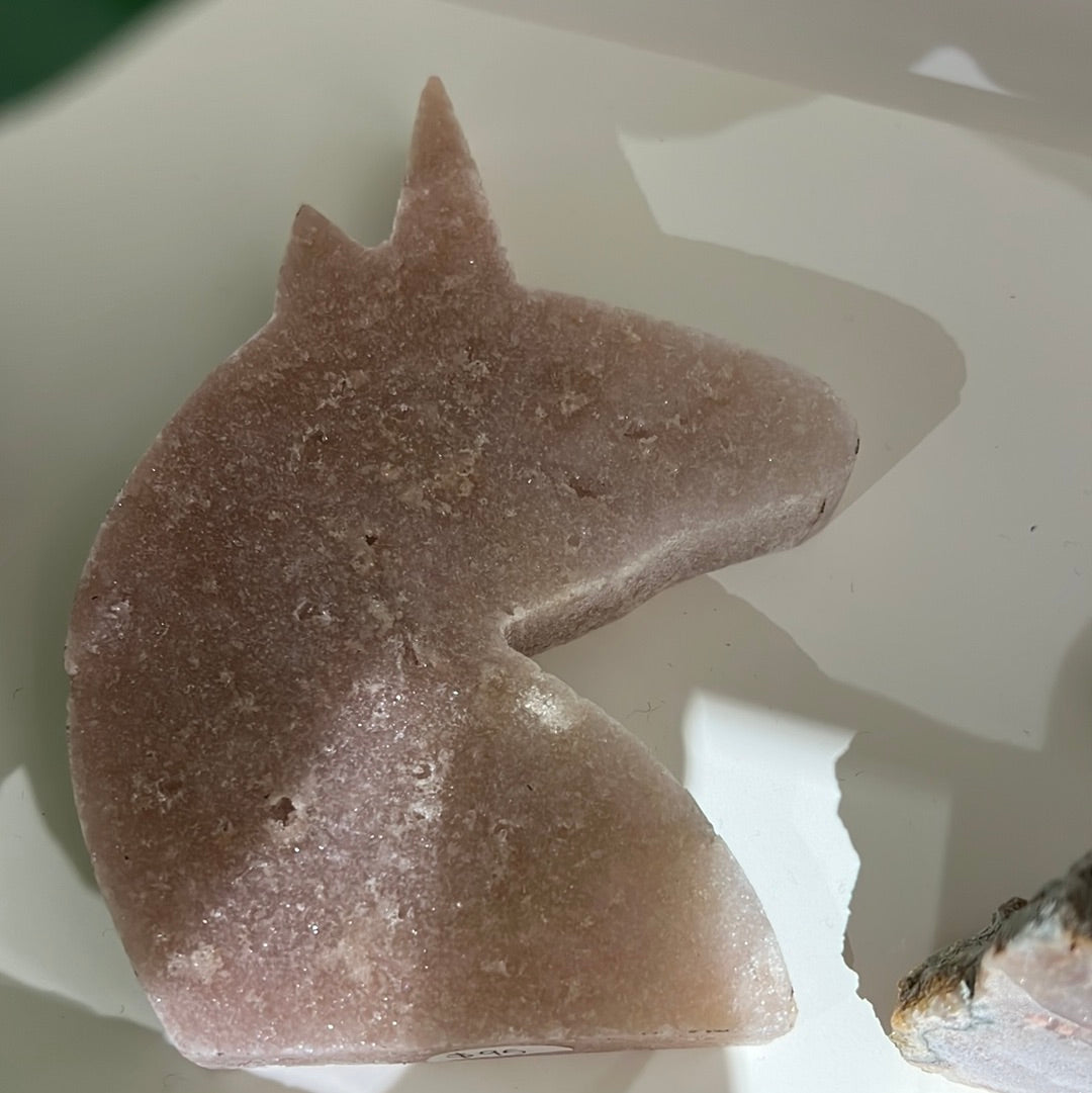 Pink Amethyst Unicorn