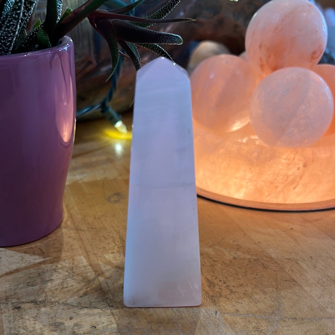 Pink Calcite Tower