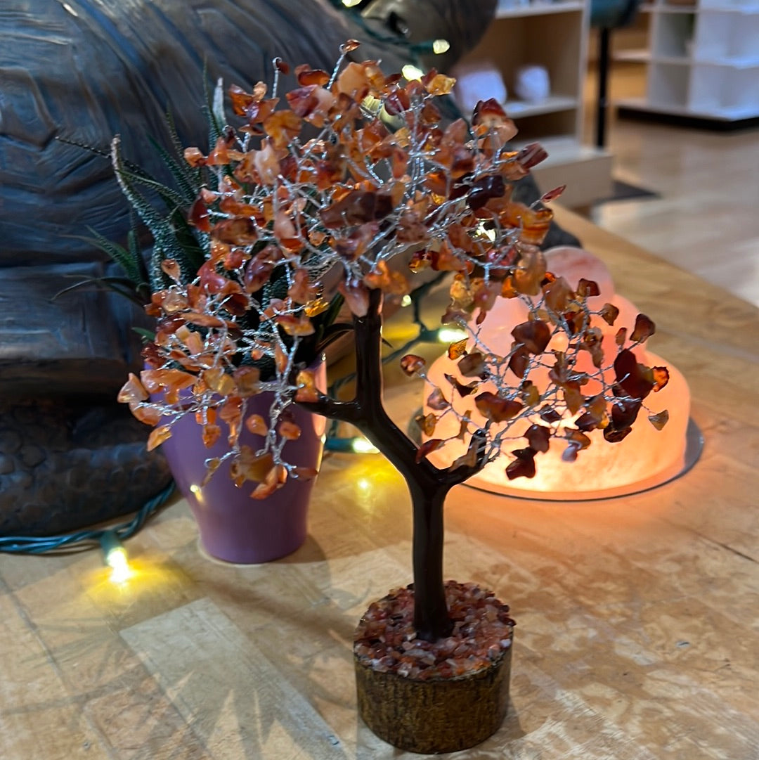 Carnelian Gemstone Tree