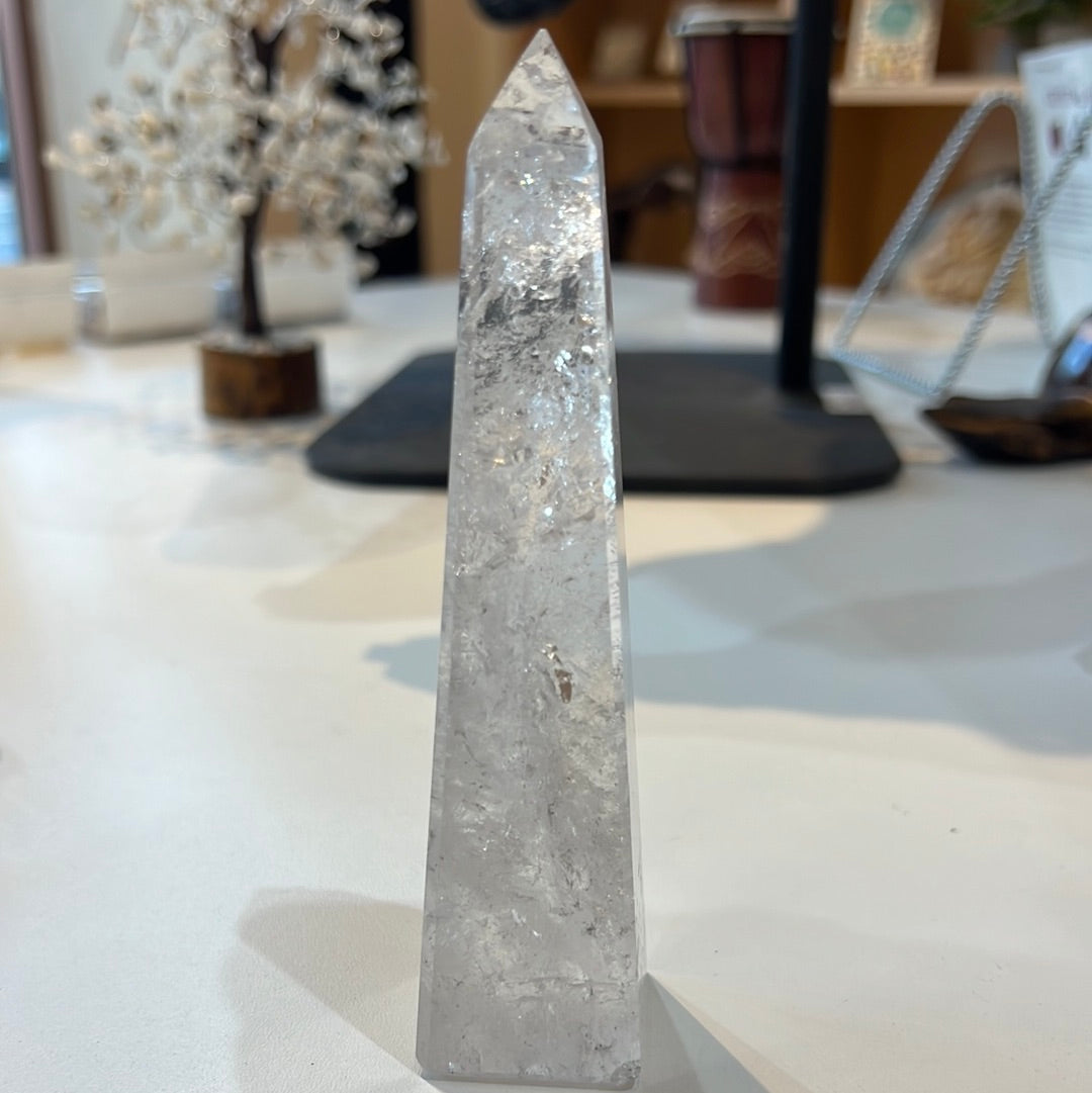 Clear Quartz Obelisk