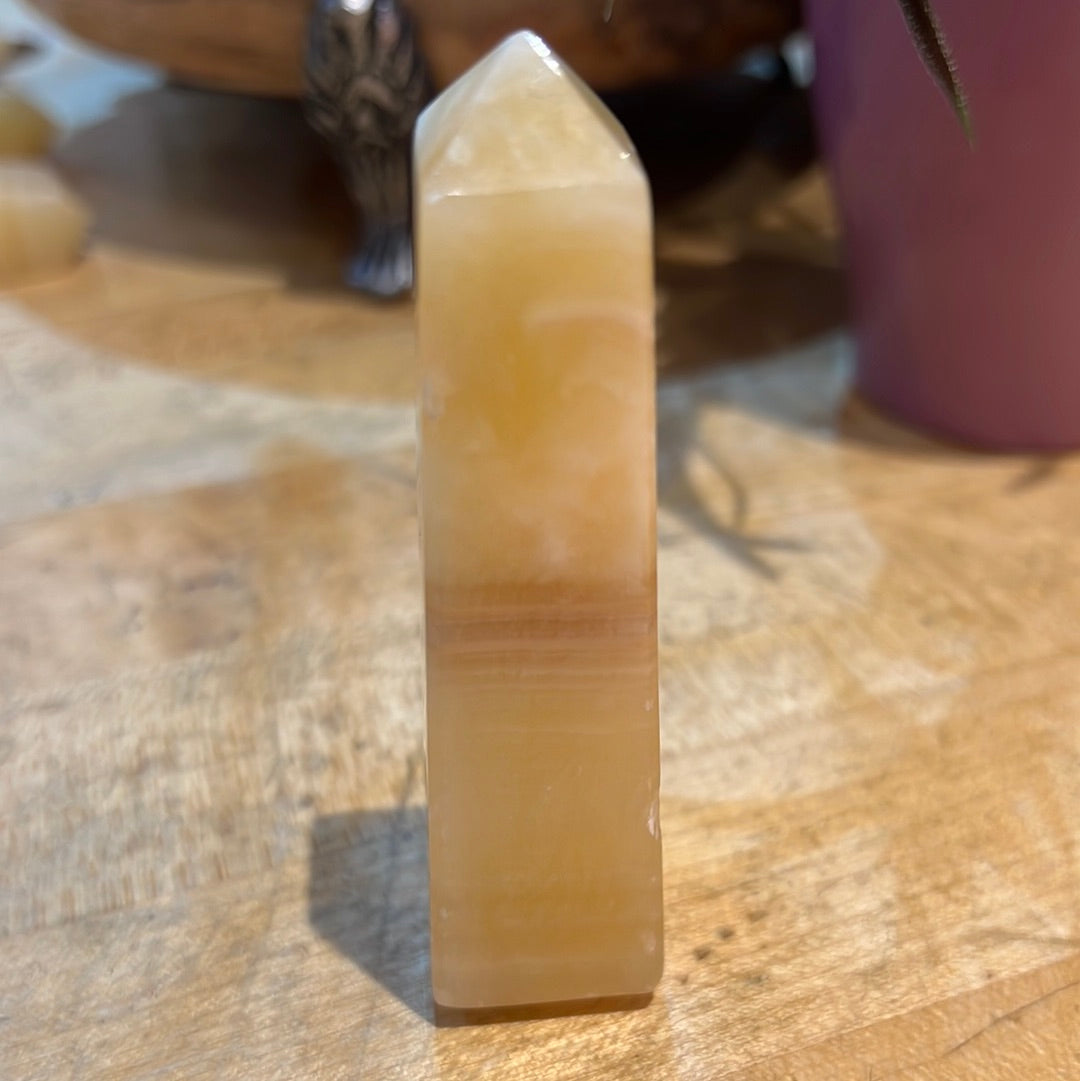 Orange Calcite Tower