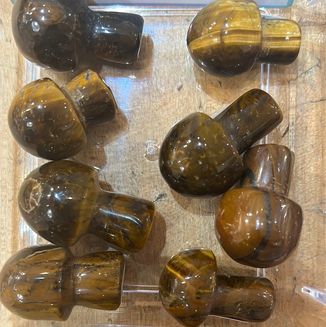 Tigers Eye Mini Mushroom