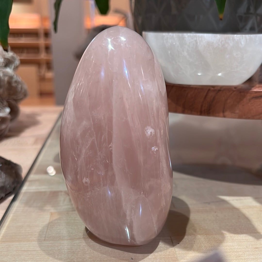 Lavender Rose Quartz Freeform