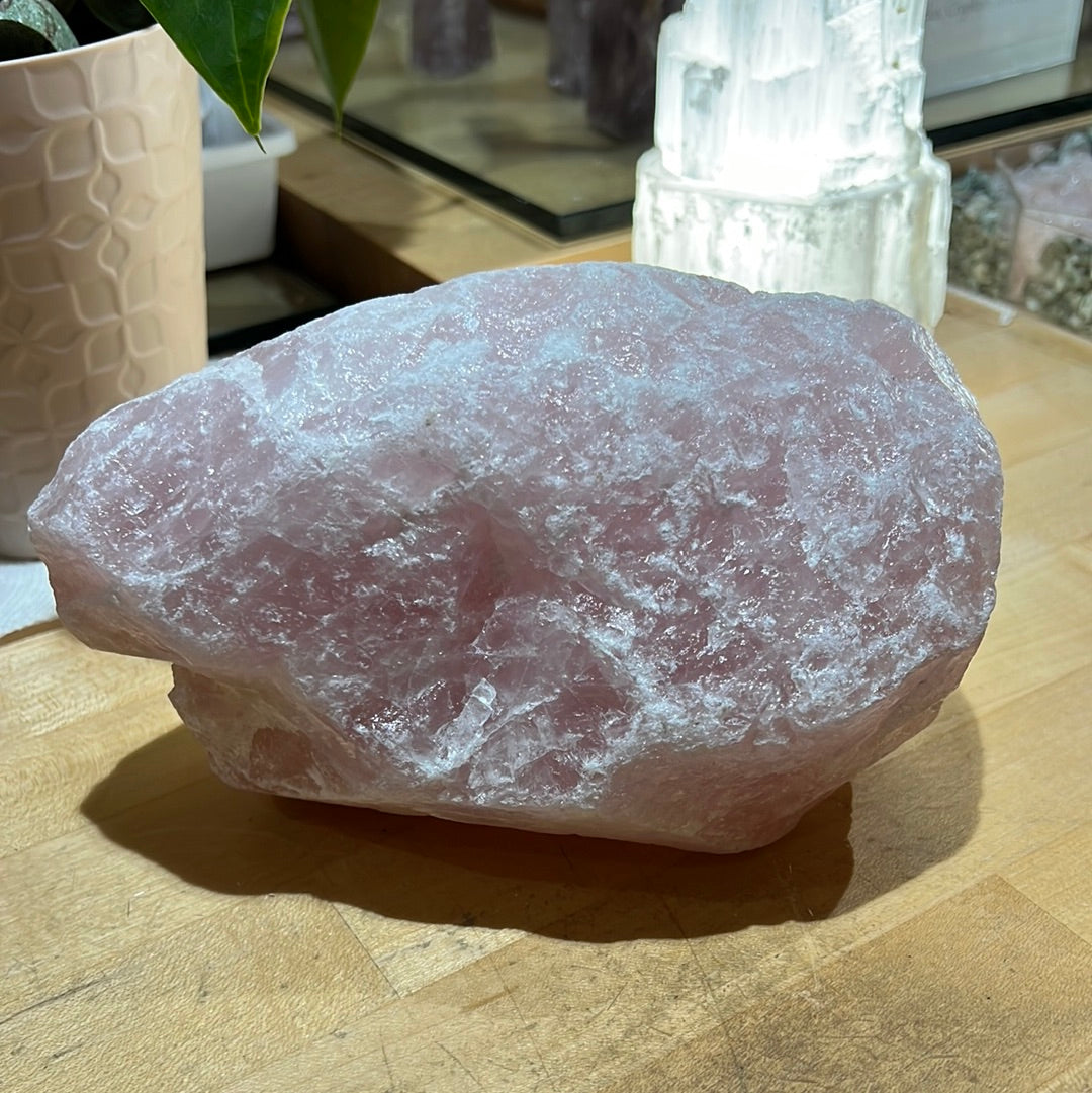 Rose Quartz Rough Display Piece