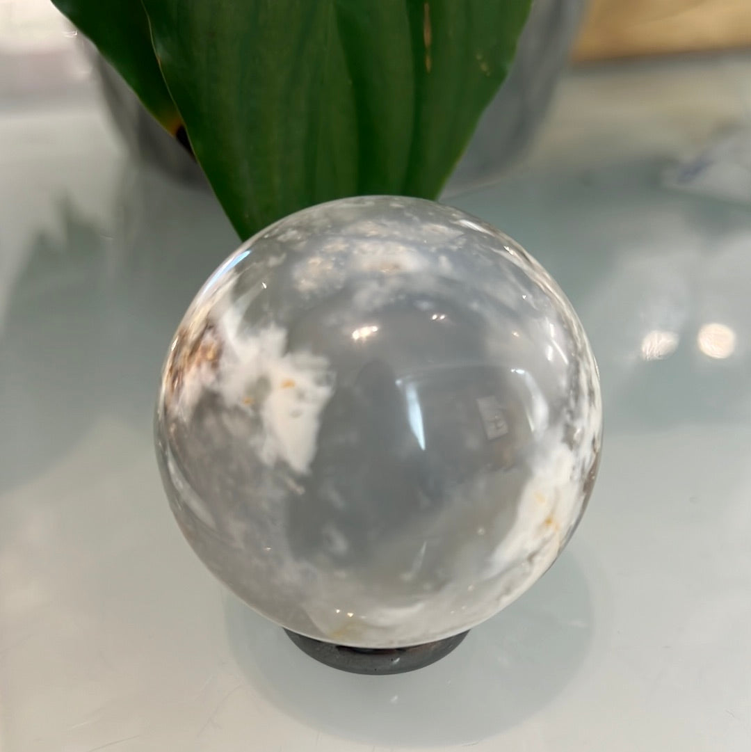Jasper Chalcedony Sphere