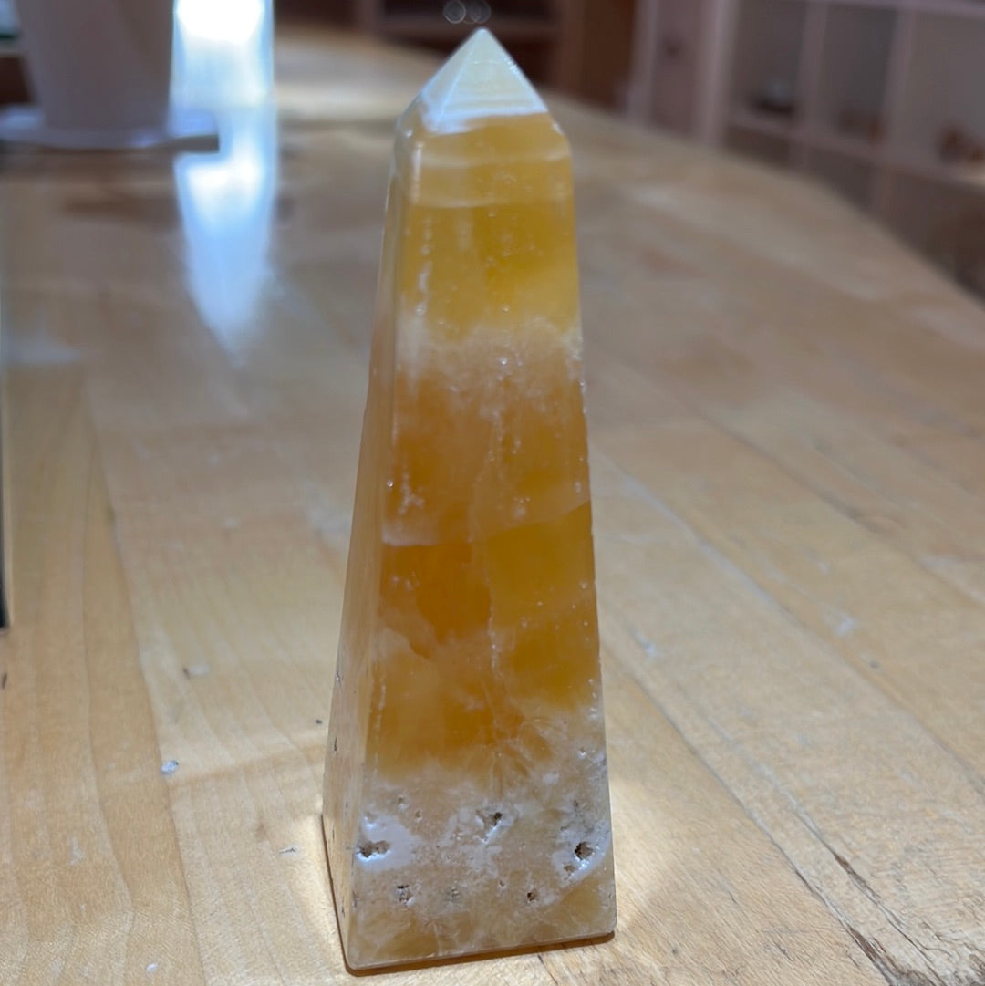 Yellow Calcite Tower