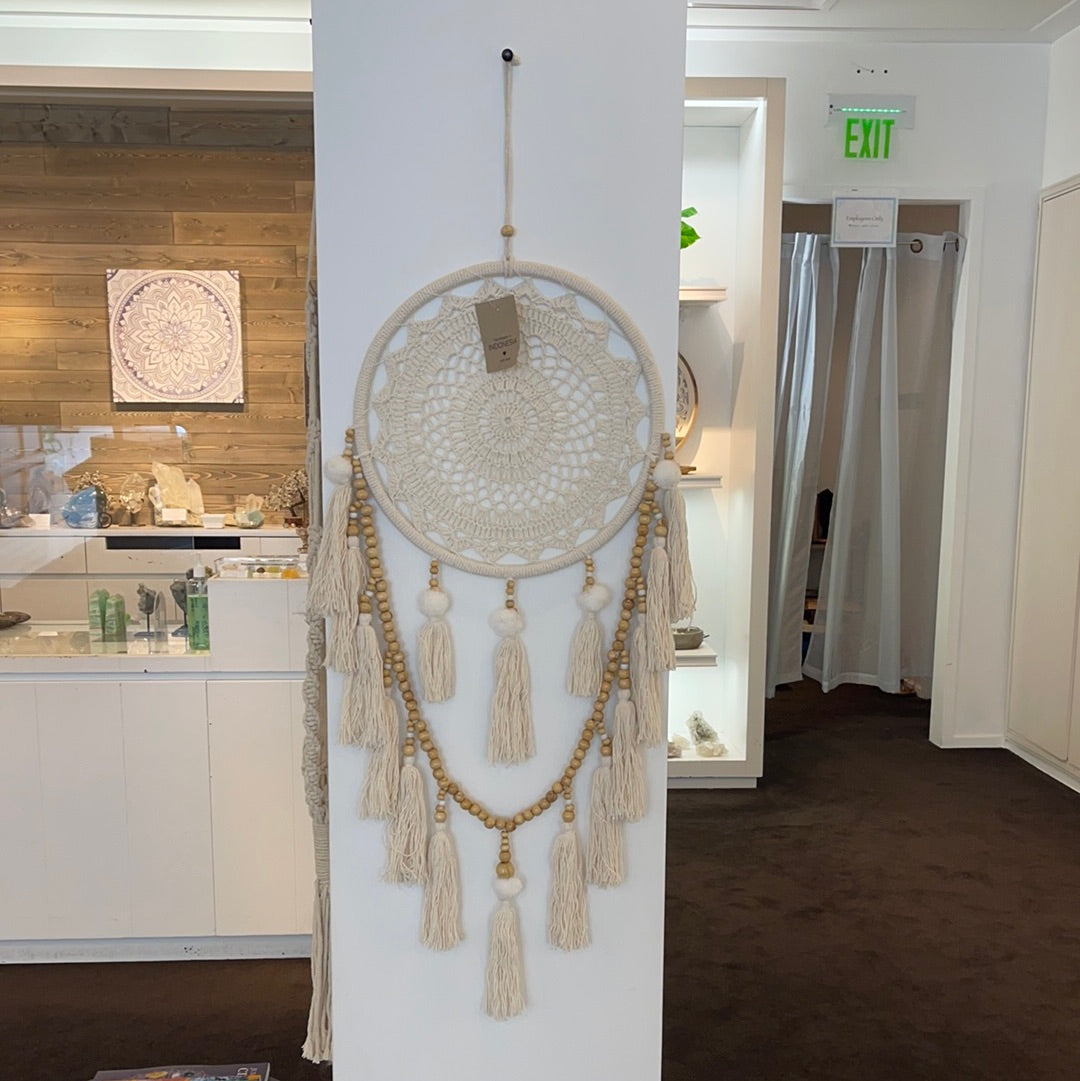 Dreamcatcher wood beads