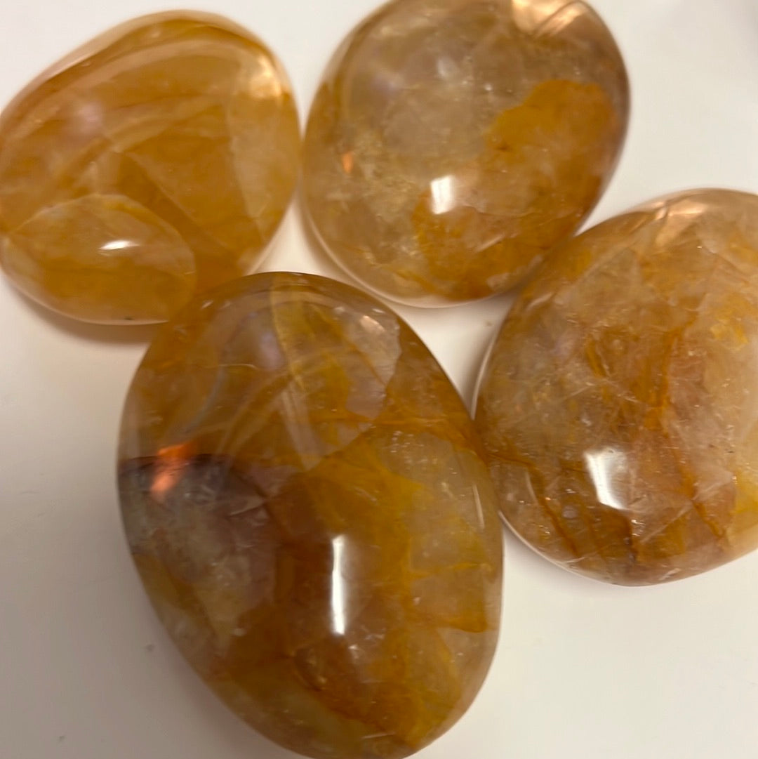 Golden Healer Palm Stone