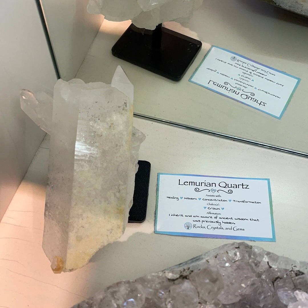Lemurian Cluster w/ Stand
