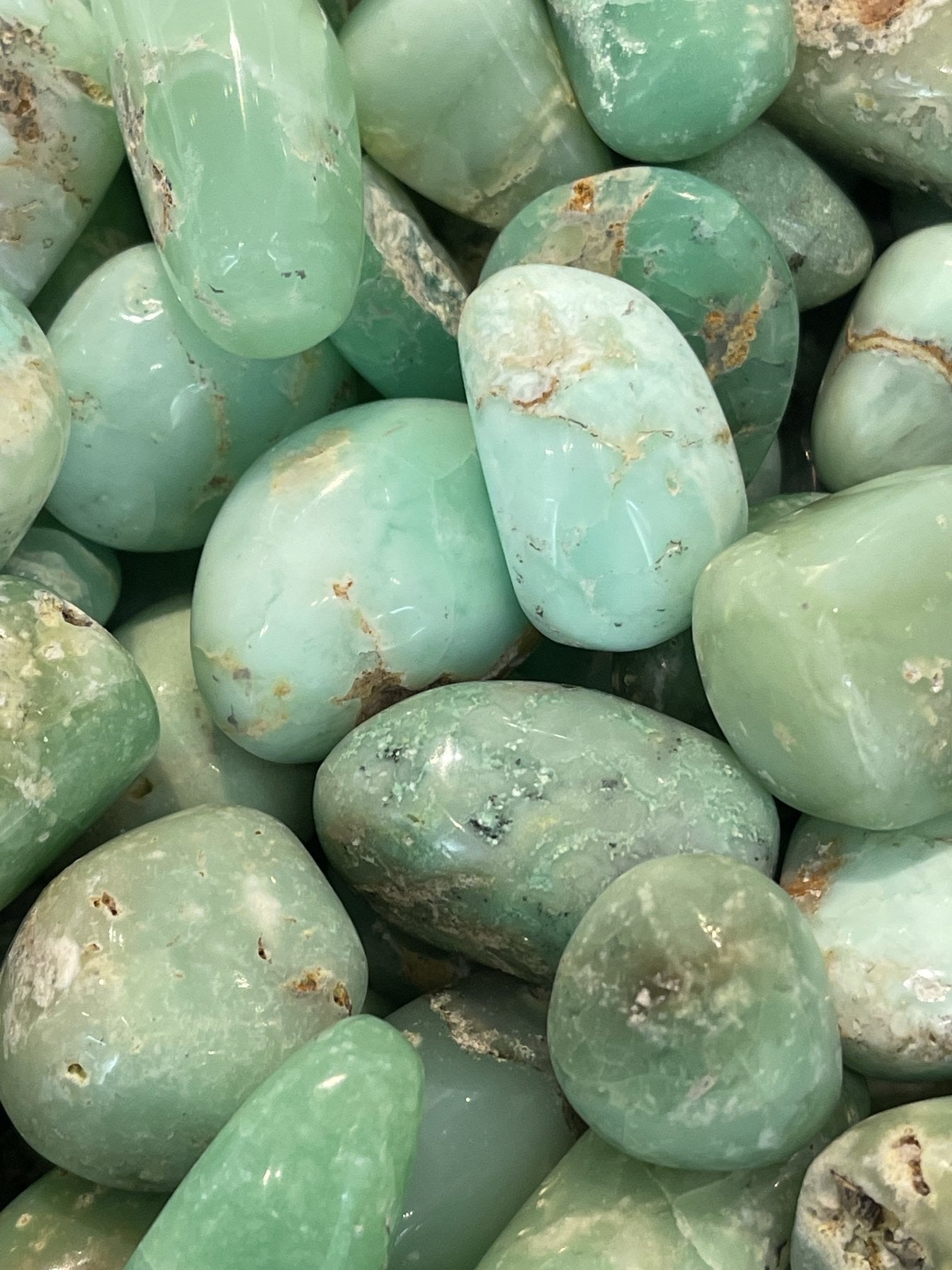 Chrysoprase Tumbles