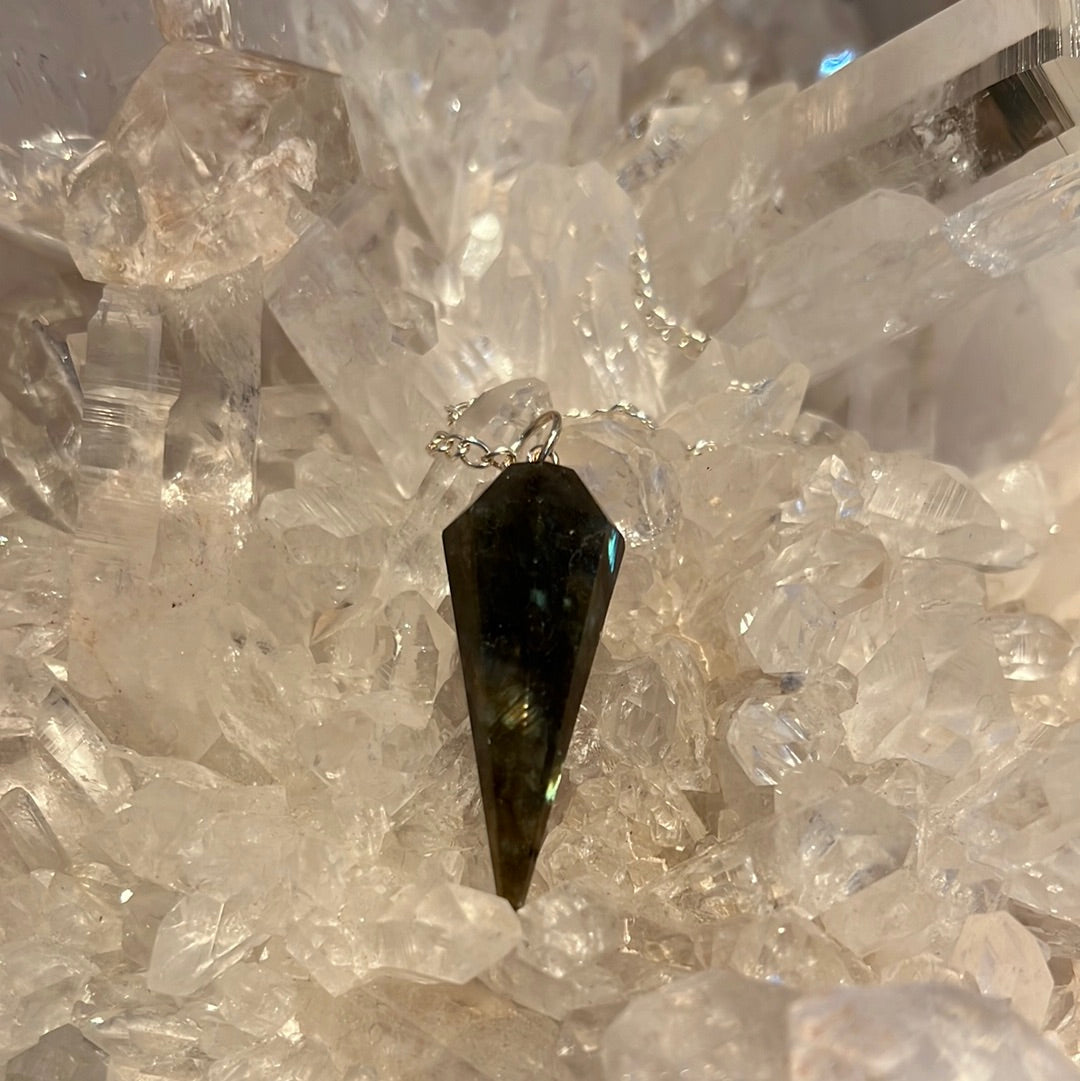 Labradorite Pendulum