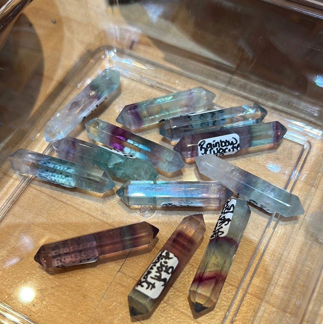 Double Terminated Mini Rainbow Fluorite