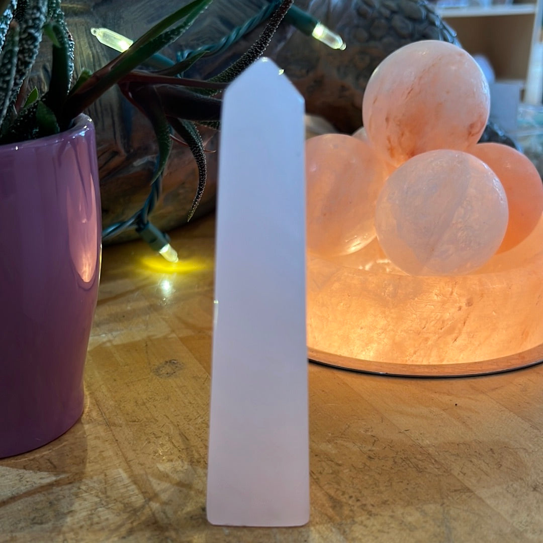 Pink Calcite Tower